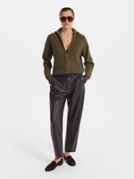 Брюки из экокожи