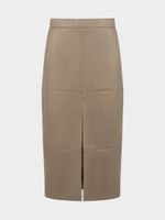 Юбка-карандаш из экокожи