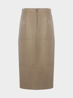 Юбка-карандаш из экокожи