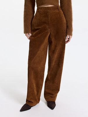 

Брюки из натуральной замши