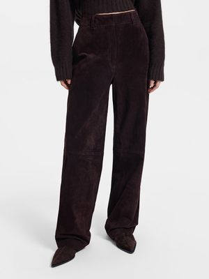 

Брюки из натуральной замши