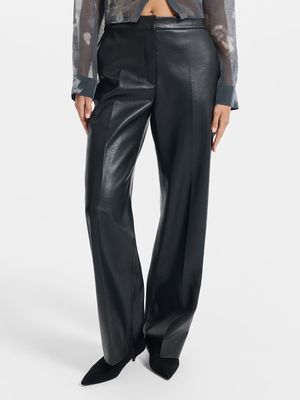 

Брюки из экокожи