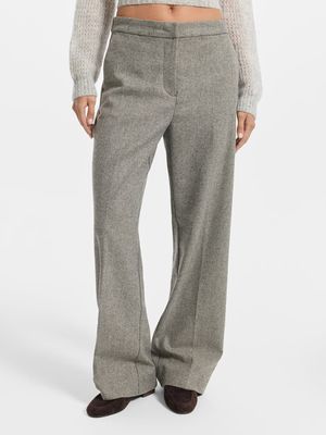 

Брюки прямого кроя с шерстью