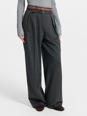 Брюки с ремнями