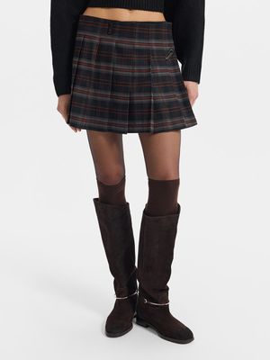 

Юбка мини в складку