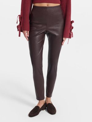 

Легинсы из экокожи