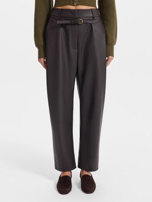 

Брюки из экокожи