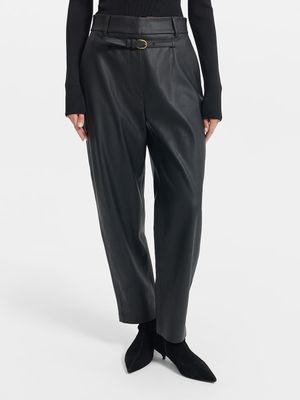 

Брюки из экокожи