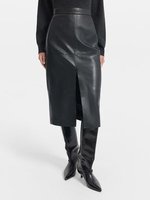 

Юбка-карандаш из экокожи