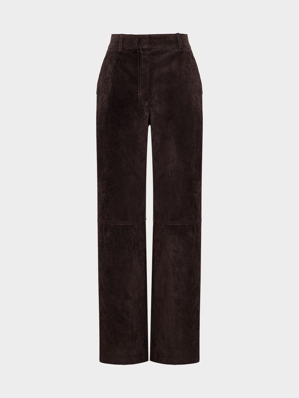 Брюки из натуральной замши