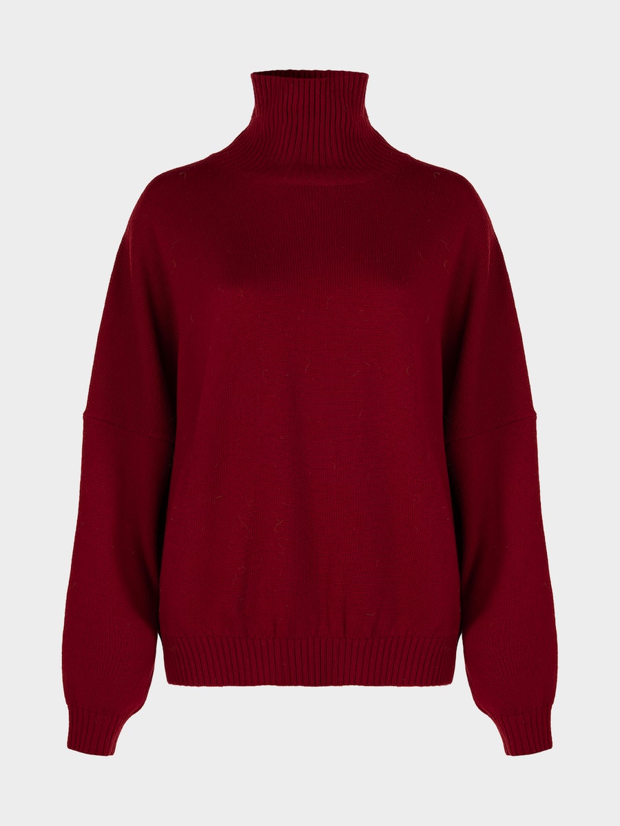 Свитер оверсайз из шерсти