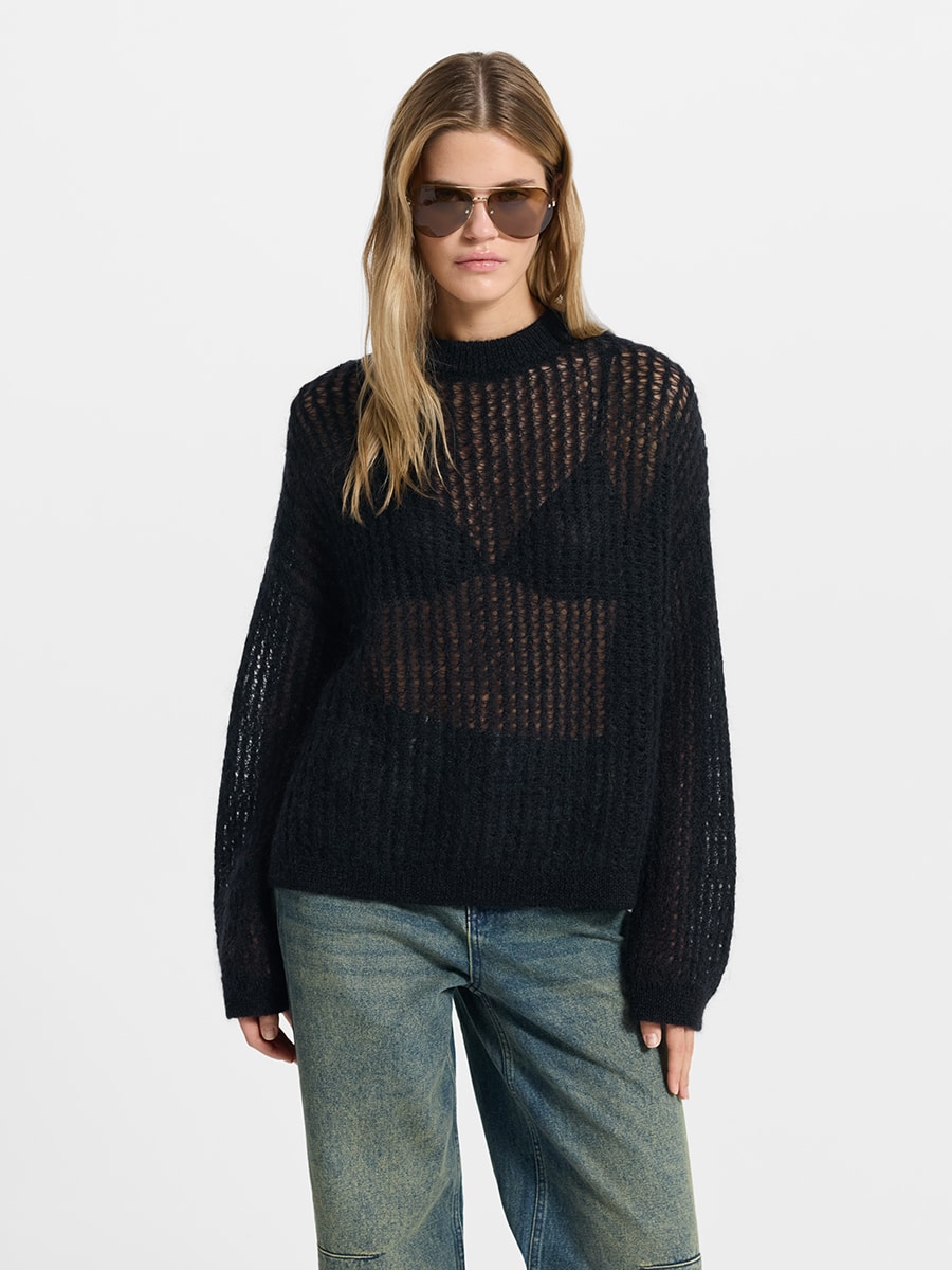 Джемпер из шерсти и мохера