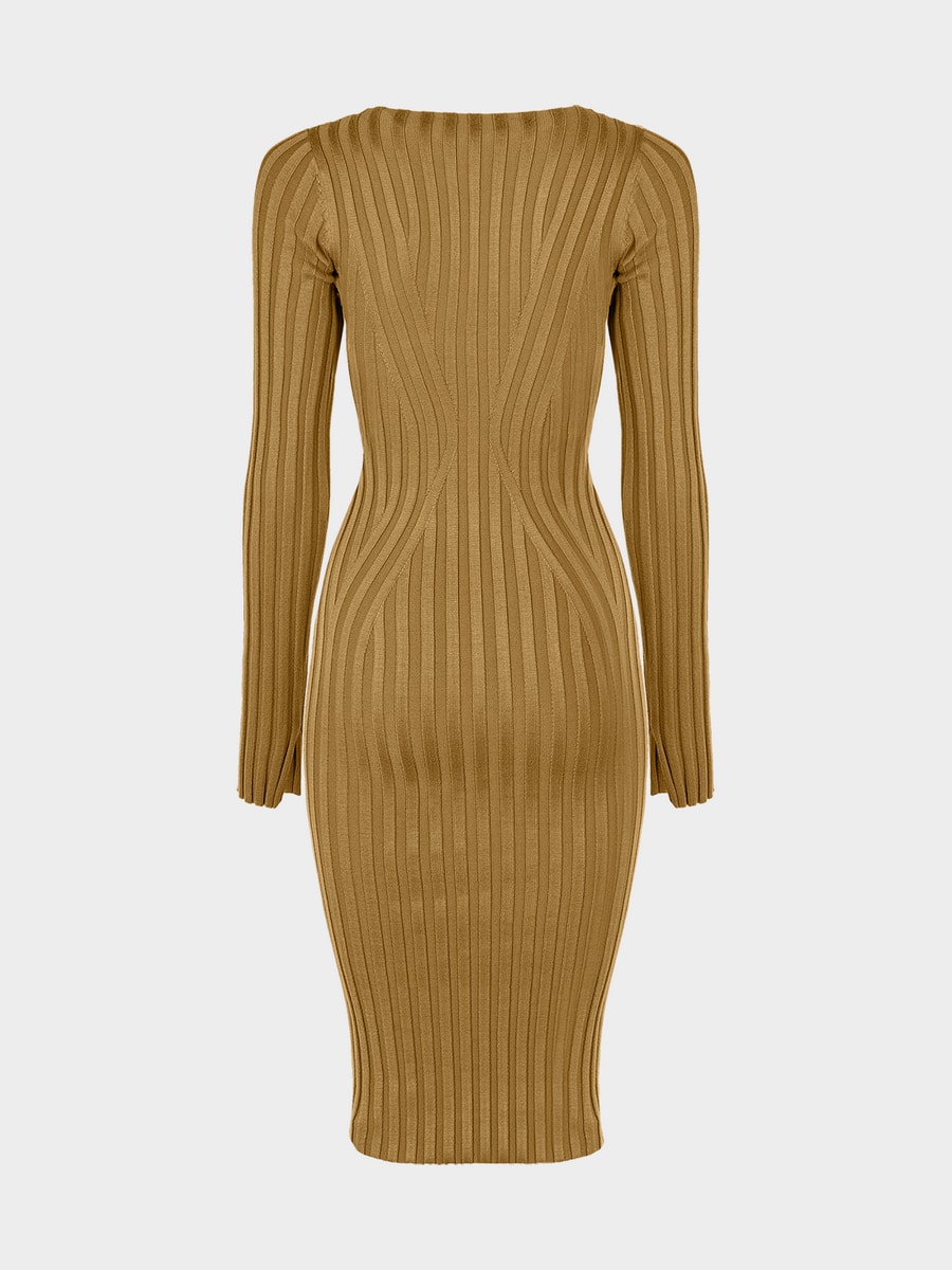 Трикотажное платье миди