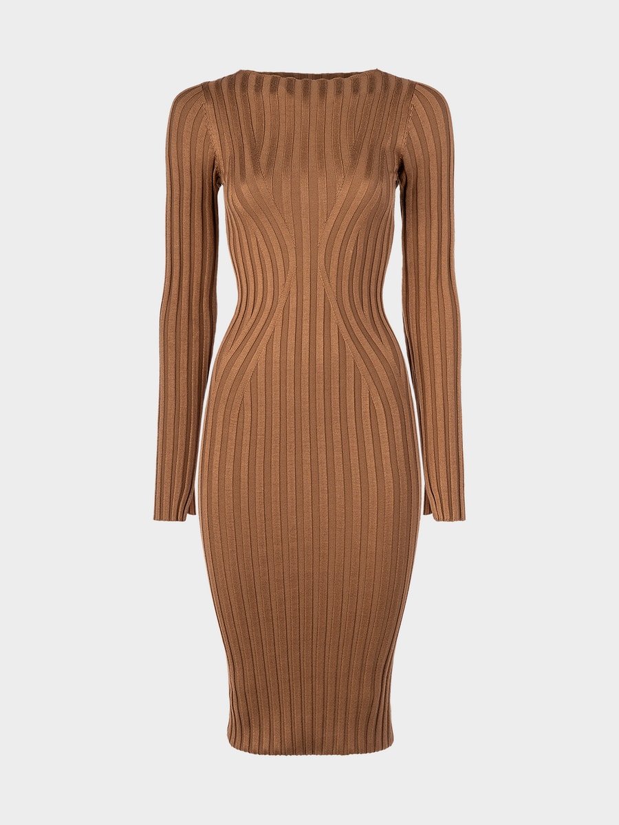 Трикотажное платье миди 5450355517-193