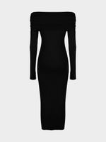 Трикотажное платье миди 