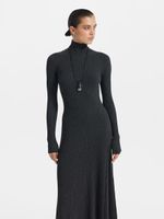 Трикотажное платье миди