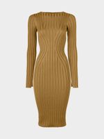 Трикотажное платье миди