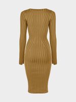 Трикотажное платье миди
