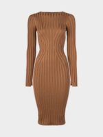 Трикотажное платье миди