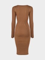 Трикотажное платье миди