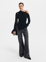 Джемпер асимметричного кроя