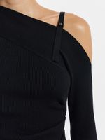 Джемпер асимметричного кроя