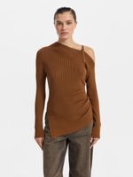 Джемпер асимметричного кроя