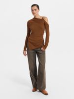 Джемпер асимметричного кроя