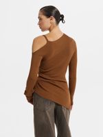 Джемпер асимметричного кроя