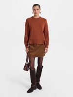 Джемпер с разрезами