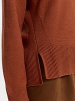 Джемпер с разрезами