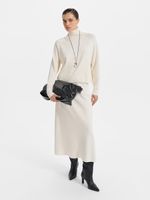 Трикотажная юбка с шерстью