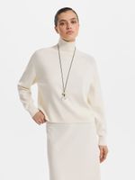 Свитер из тенселя с шерстью