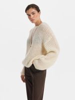 Джемпер из мохера и шерсти