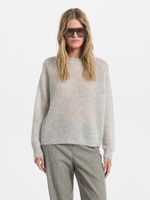 Джемпер из мохера и шерсти