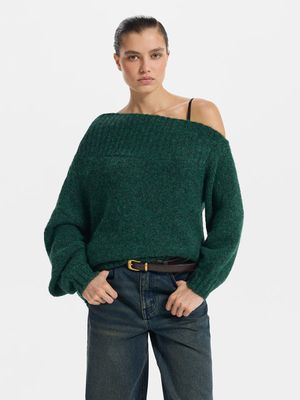 Асимметричный джемпер с шерстью 1999₽