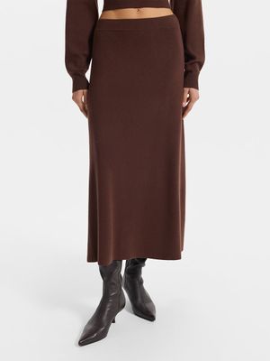 

Трикотажная юбка из тенселя с шерстью