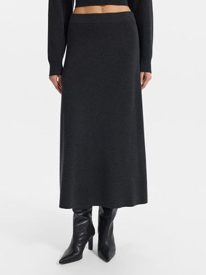 

Трикотажная юбка из тенселя с шерстью