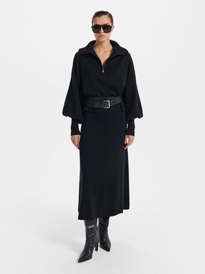 

Трикотажная юбка из тенселя с шерстью