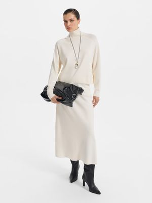 

Трикотажная юбка из тенселя с шерстью