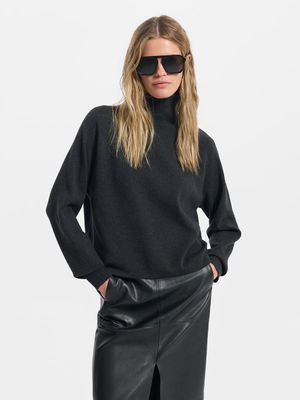 

Свитер из тенселя с шерстью