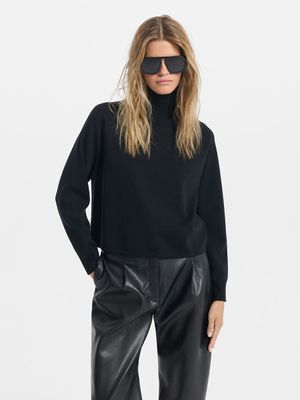 

Свитер из тенселя с шерстью