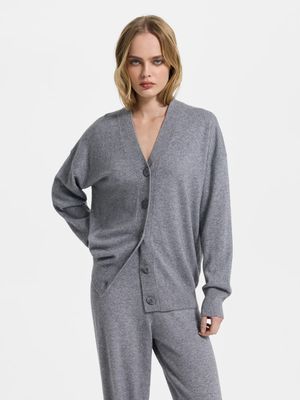 

Кардиган из ангоры с шерстью енота