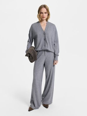 

Трикотажные брюки из ангоры с шерстью енота