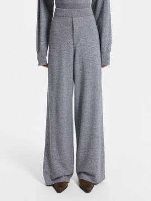 

Трикотажные брюки из ангоры с шерстью енота