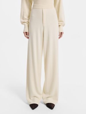 

Трикотажные брюки из ангоры с шерстью енота