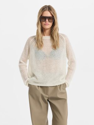 

Джемпер из мохера и шерсти