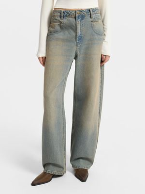 

Джинсы Baggy fit с низкой посадкой