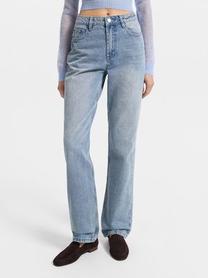 

Джинсы Straight fit со средней посадкой