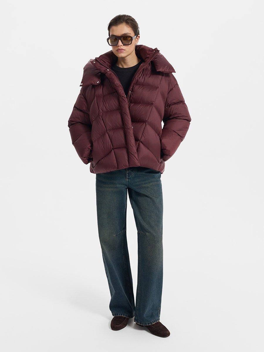 Пуховик с натуральным пухом